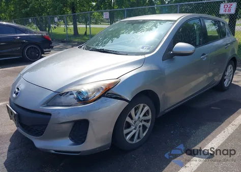 2012 Mazda Mazda3 I Touring из США, поврежденный, VIN JM1BL1L88C1611738